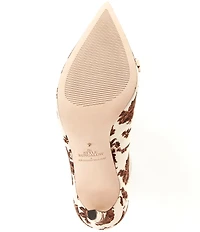 Antonio Melani x Style Bungalow Worth Floral Fabric Bow Detail Stiletto Pumps