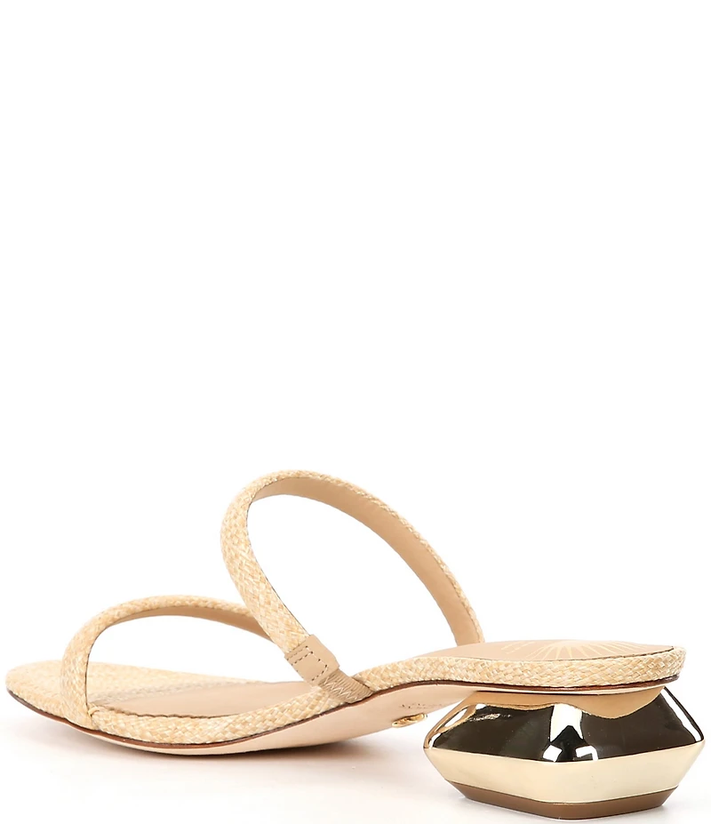 Antonio Melani x Style by Simkins Birdie Banded Raffia Dress Slide Sandals