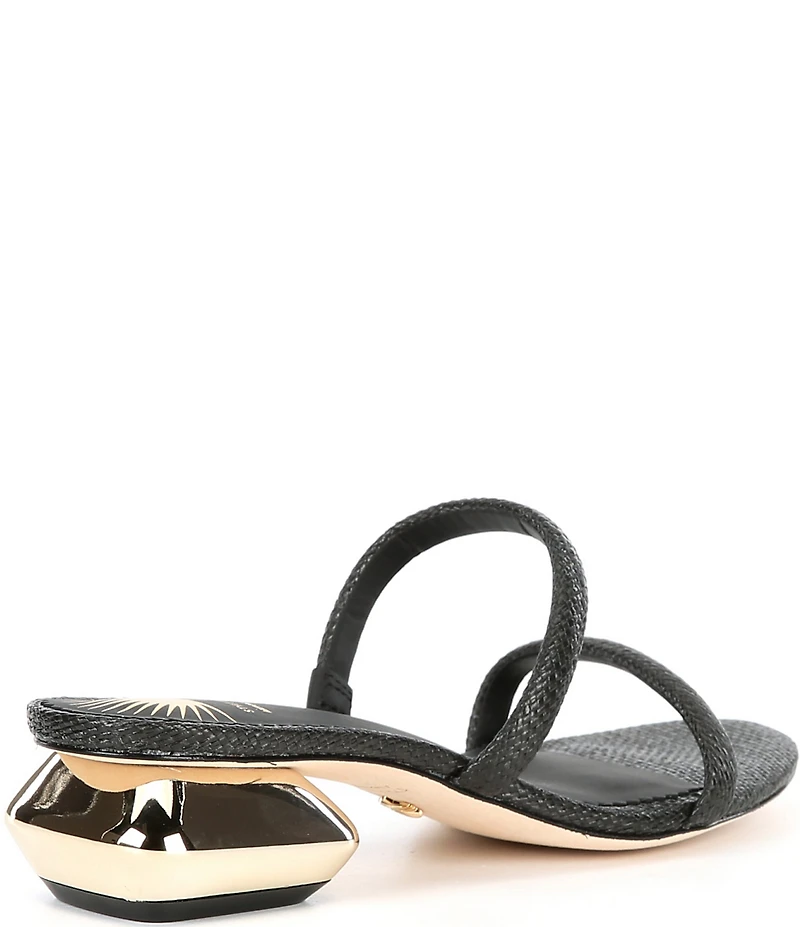 Antonio Melani x Style by Simkins Birdie Banded Raffia Dress Slide Sandals