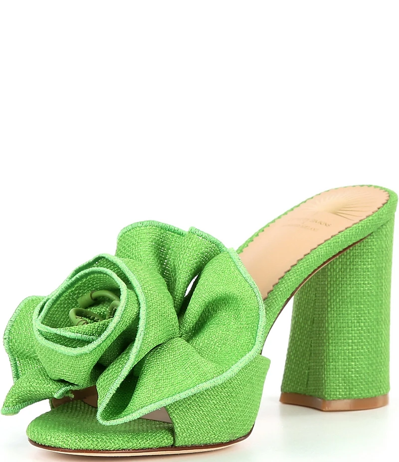 Antonio Melani x Style by Simkins Blake Flower Ornament Dress Slide Sandals