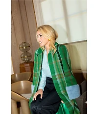 Antonio Melani x The Nat Note Maddie Henley Johnny Collar Long Sleeve Cashmere Sweater