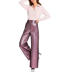 Antonio Melani x The Nat Note Maddie Henley Johnny Collar Long Sleeve Cashmere Sweater