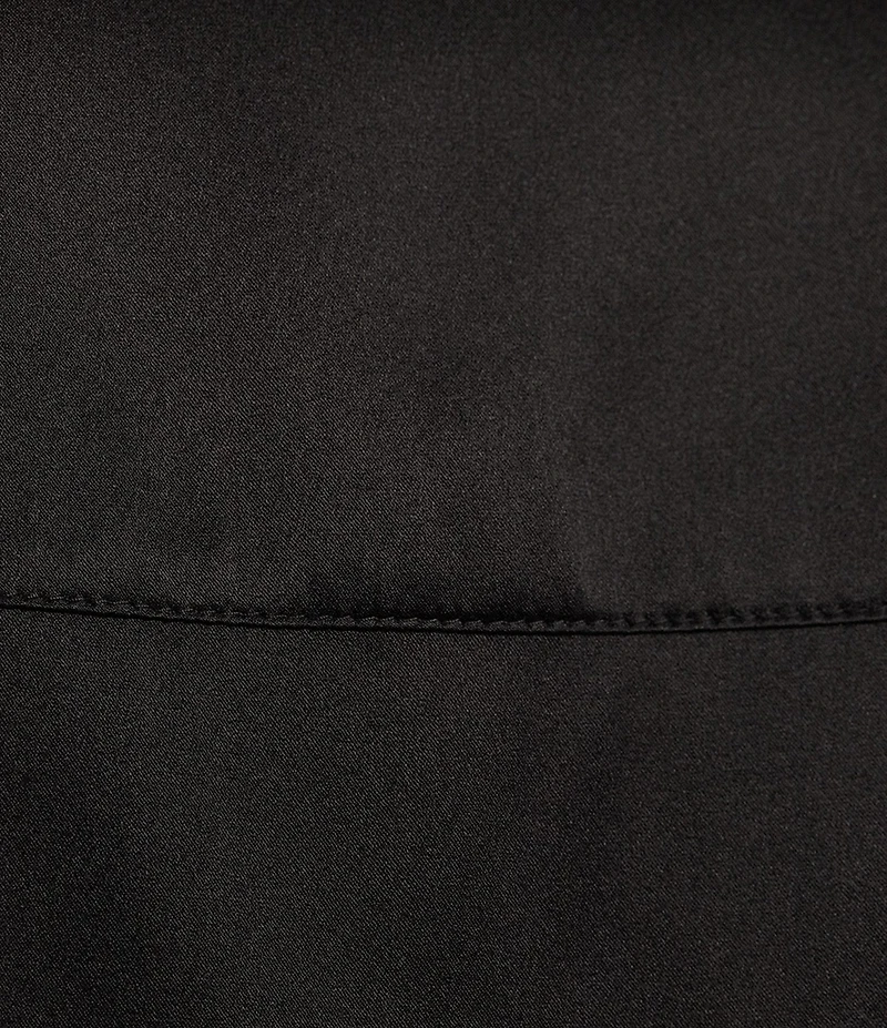Antonio Melani Yana Button Front Point Collar Long Sleeve Stretch Silk Charmeuse Blouse