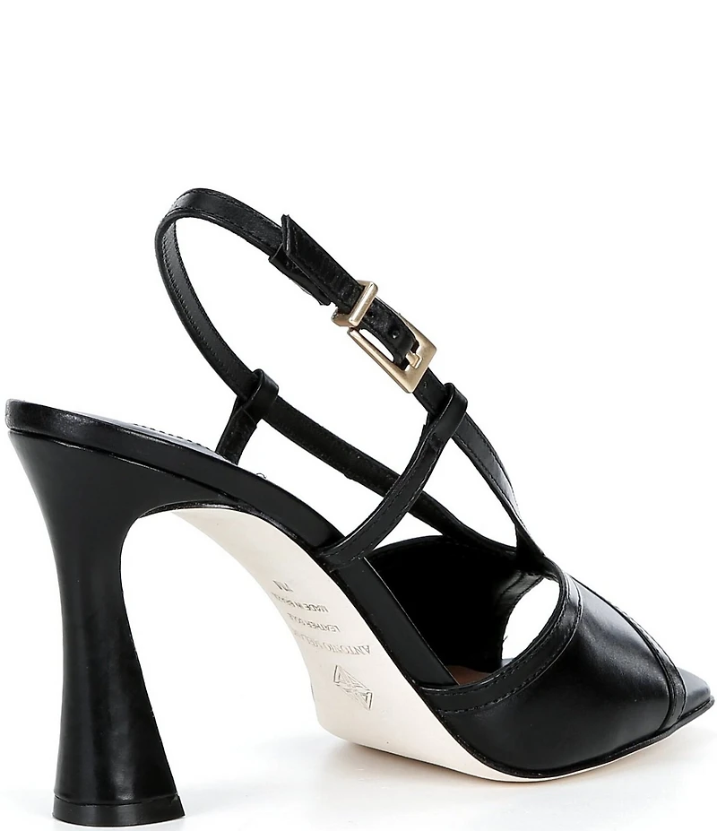 Antonio Melani Zelda Leather Strappy Dress Sandals