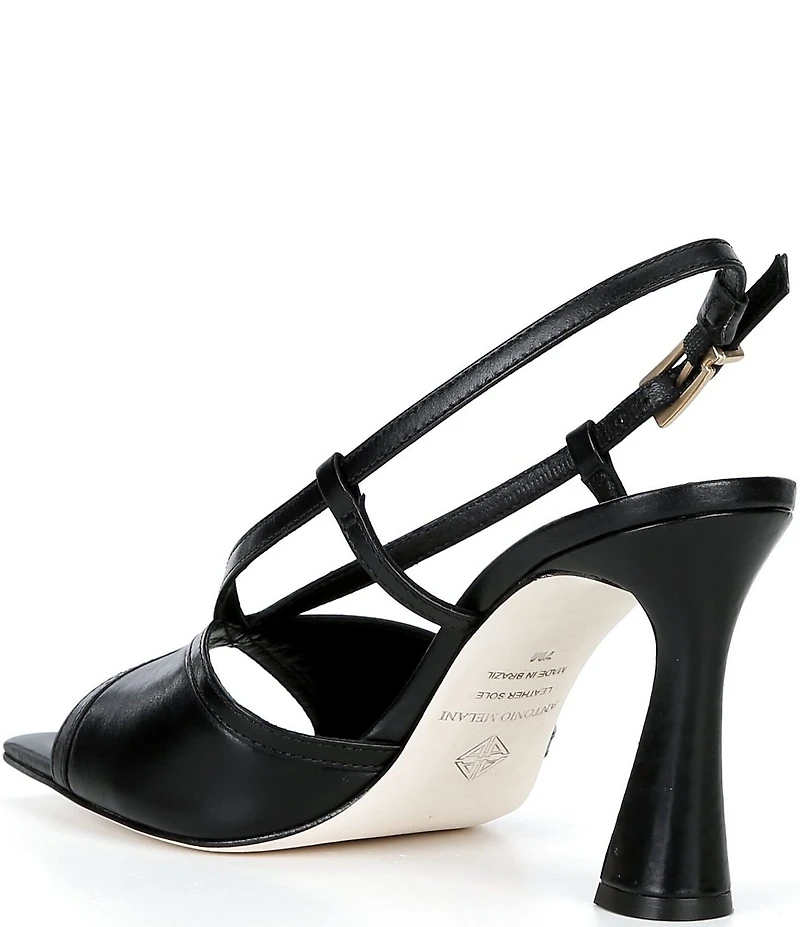 Antonio Melani Zelda Leather Strappy Dress Sandals