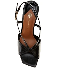 Antonio Melani Zelda Leather Strappy Dress Sandals