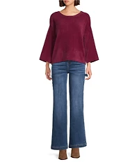 APNY Carpenter Stretch Denim Wide Leg Jeans