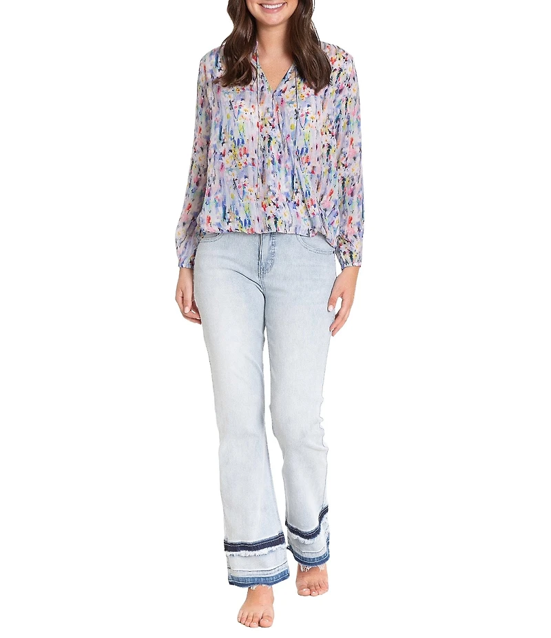 APNY Flare Leg Released Hem Jean