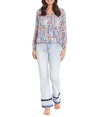 APNY Flare Leg Released Hem Jean