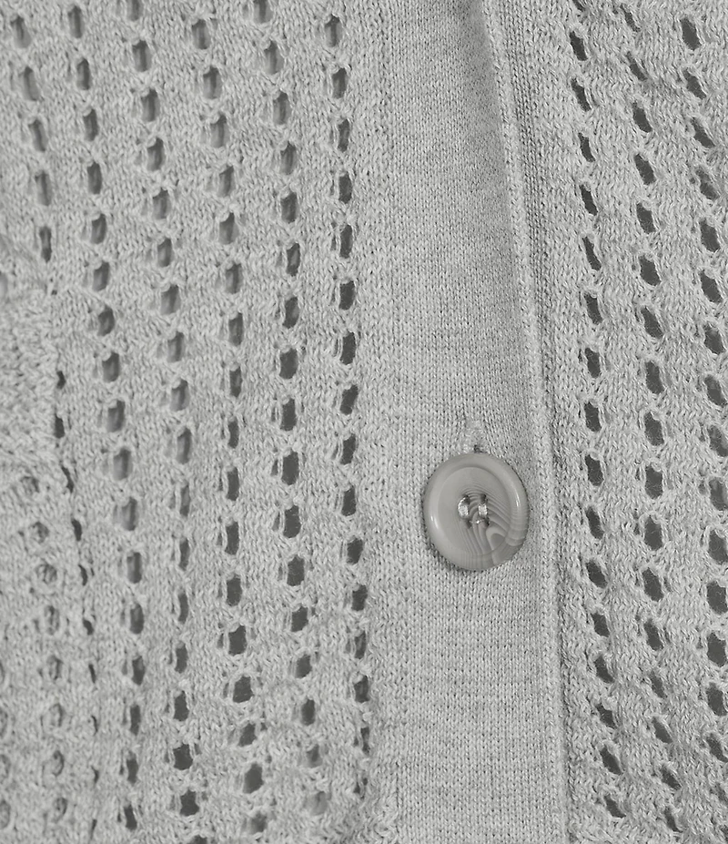 APNY Knit Open Front Long Sleeve Button Front Cropped Cardigan