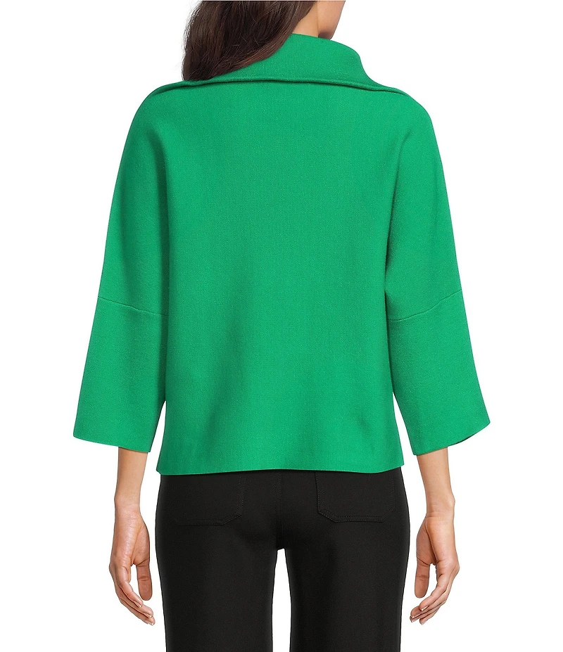 APNY Knit V-Neck 3/4 Sleeve Top