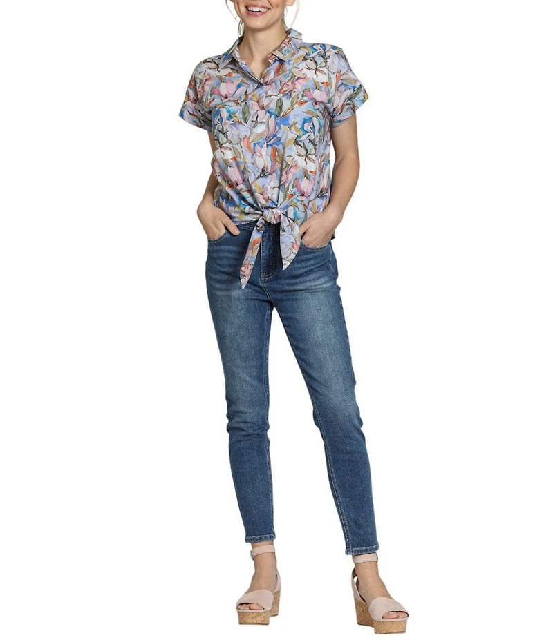 APNY Liberty Stretch Denim Skinny Ankle Jeans