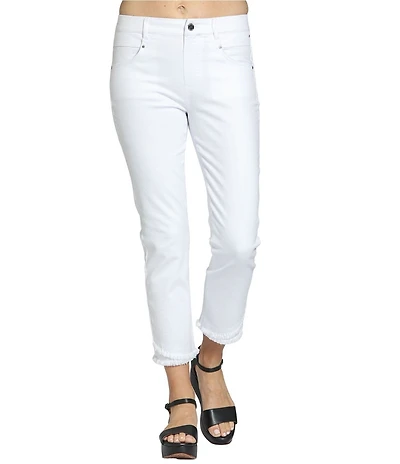 APNY Olivia Stretch Denim Mid Rise Cropped Jeans