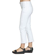 APNY Olivia Stretch Denim Mid Rise Cropped Jeans