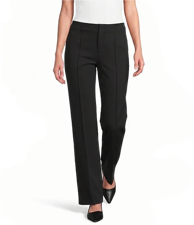APNY Ponte Wide Leg With Pintuck Pants