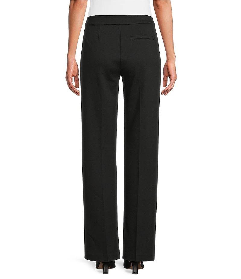APNY Ponte Wide Leg With Pintuck Pants