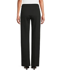 APNY Ponte Wide Leg With Pintuck Pants