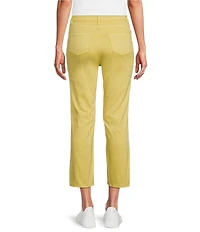 APNY Stretch Denim Straight Leg Cropped Jeans