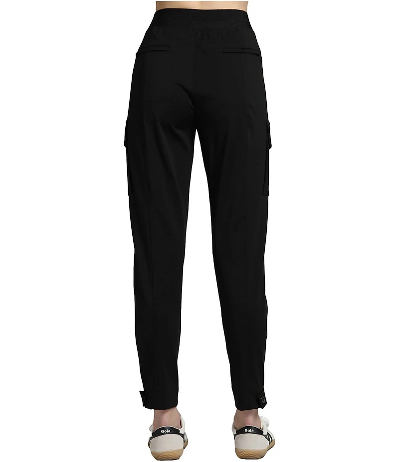APNY Stretch Ponte Cargo Pull-On Pant