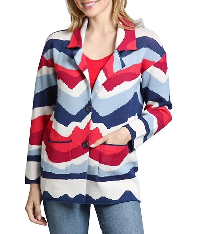 APNY Wave Knit Cardigan Coat