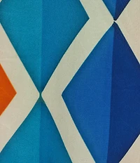 APNY Woven Printed V-Neck Long Sleeve Blouse