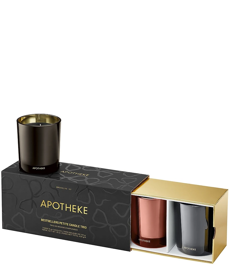 APOTHEKE Bestsellers Festive Petite Scented Candle Trio Limited-Edition Set