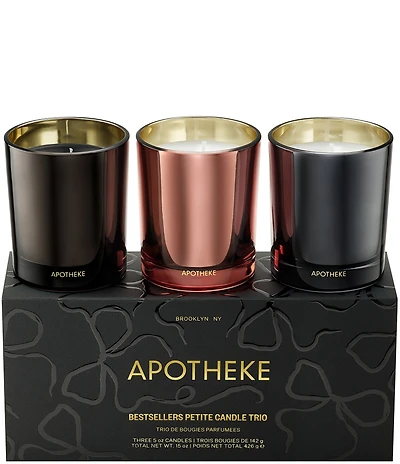 APOTHEKE Bestsellers Festive Petite Scented Candle Trio Limited-Edition Set