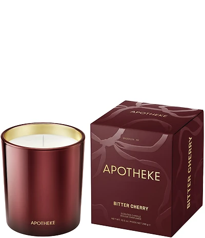 APOTHEKE Harvest Collection Bitter Cherry 1-Wick Candle, 10.5-oz