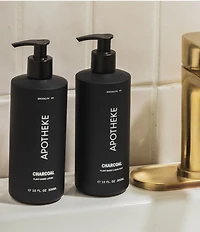 APOTHEKE Charcoal Liquid Soap and Hand & Body Lotion Set