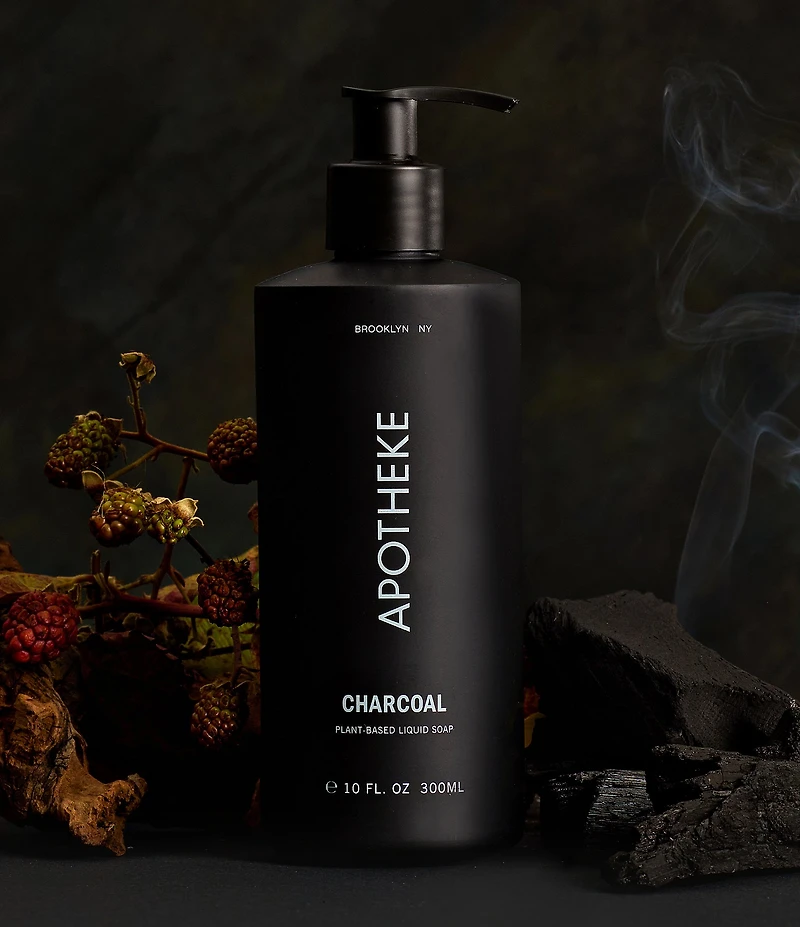 APOTHEKE Charcoal Liquid Soap and Hand & Body Lotion Set