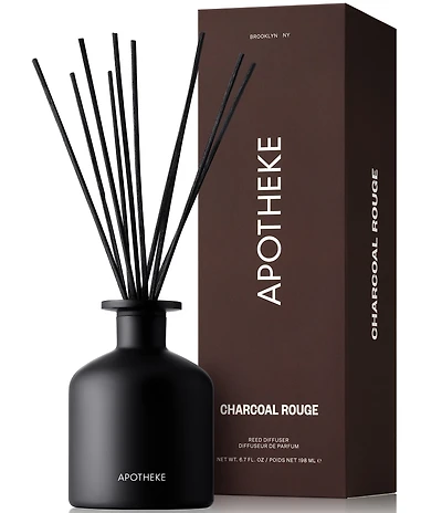 APOTHEKE Charcoal Rouge Reed Diffuser, 6.7 oz.