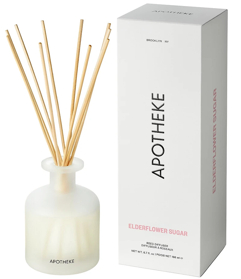 APOTHEKE Elderflower Sugar Reed Diffuser, 6.7 fl. oz.