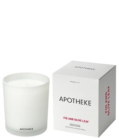 APOTHEKE Fig and Olive Classic Scented Candle, 10.5 oz.