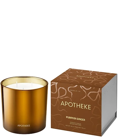 APOTHEKE Harvest Collection Pumpkin Ginger 3-Wick Candle, 26 oz.