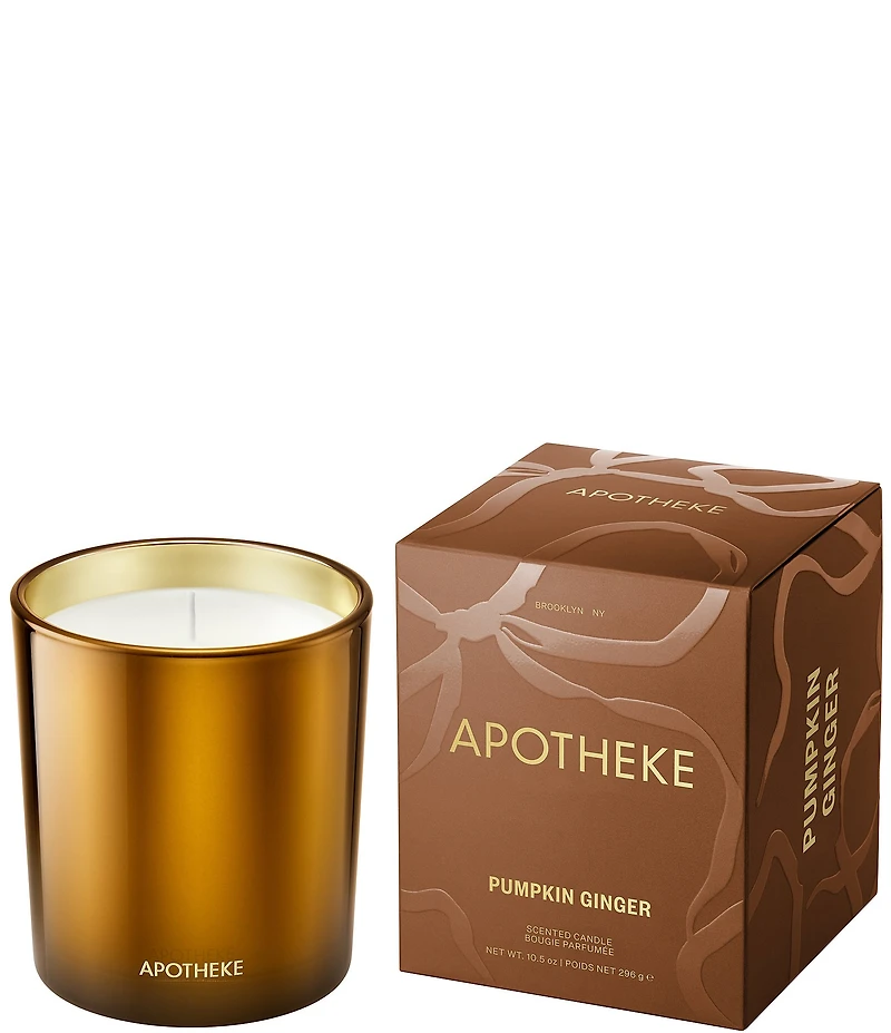 APOTHEKE Harvest Collection Pumpkin Ginger Classic Candle, 10.5 oz.