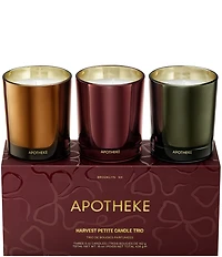 APOTHEKE Harvest Collection Petite Scented Candle Trio Set