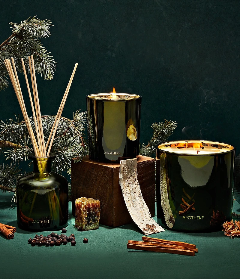 APOTHEKE Harvest Collection Juniper Birch 3-Wick Candle, 26 oz.