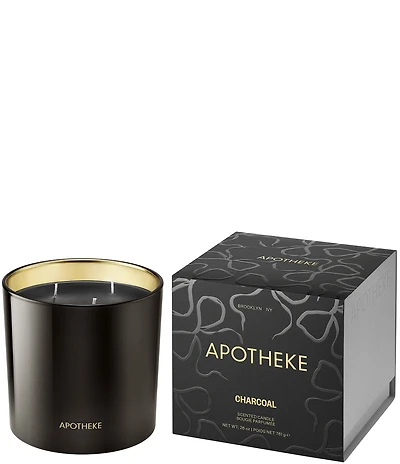 APOTHEKE Limited Edition Charcoal 3-Wick Candle, 26 oz.