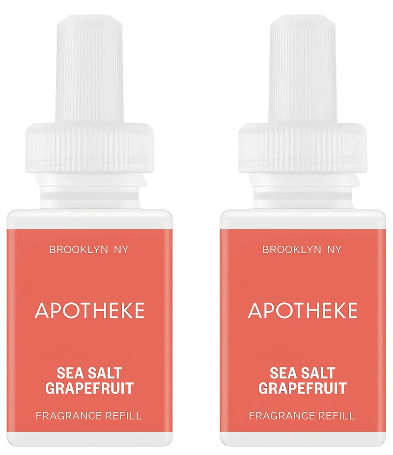 APOTHEKE x Pura Sea Salt Grapefruit Fragrance Refill, Set Of 2