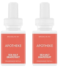 APOTHEKE x Pura Sea Salt Grapefruit Fragrance Refill, Set Of 2