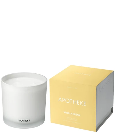 APOTHEKE Vanilla Cream 3-Wick Scented Candle, 26 oz.
