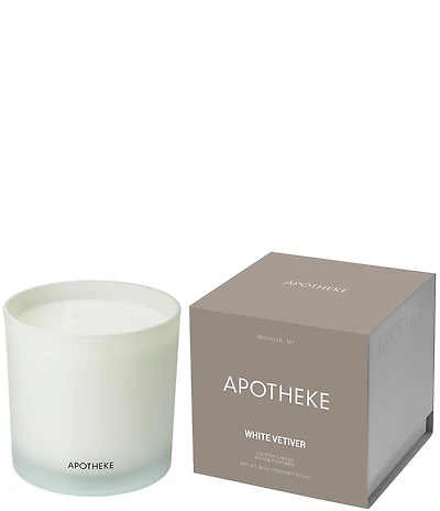 APOTHEKE White Vetiver 3-Wick Scented Candle, 26 oz.