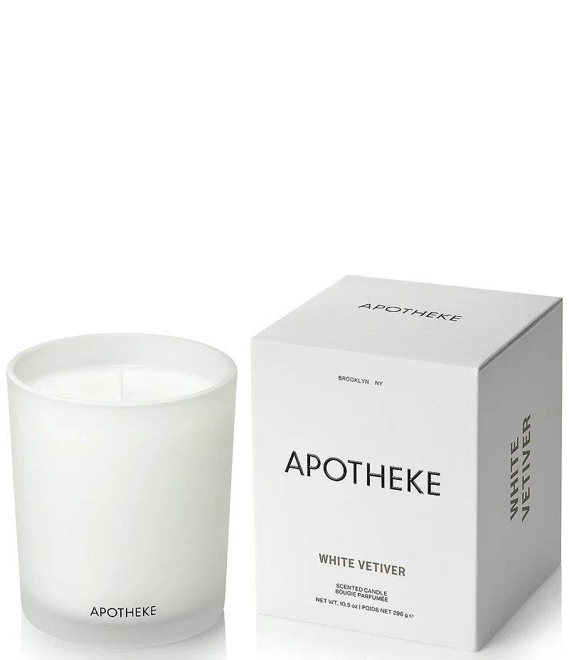 APOTHEKE White Vetiver Classic Candle, 10.5 oz.