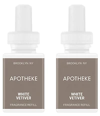 APOTHEKE x Pura White Vetiver Fragrance Refill, Set Of 2