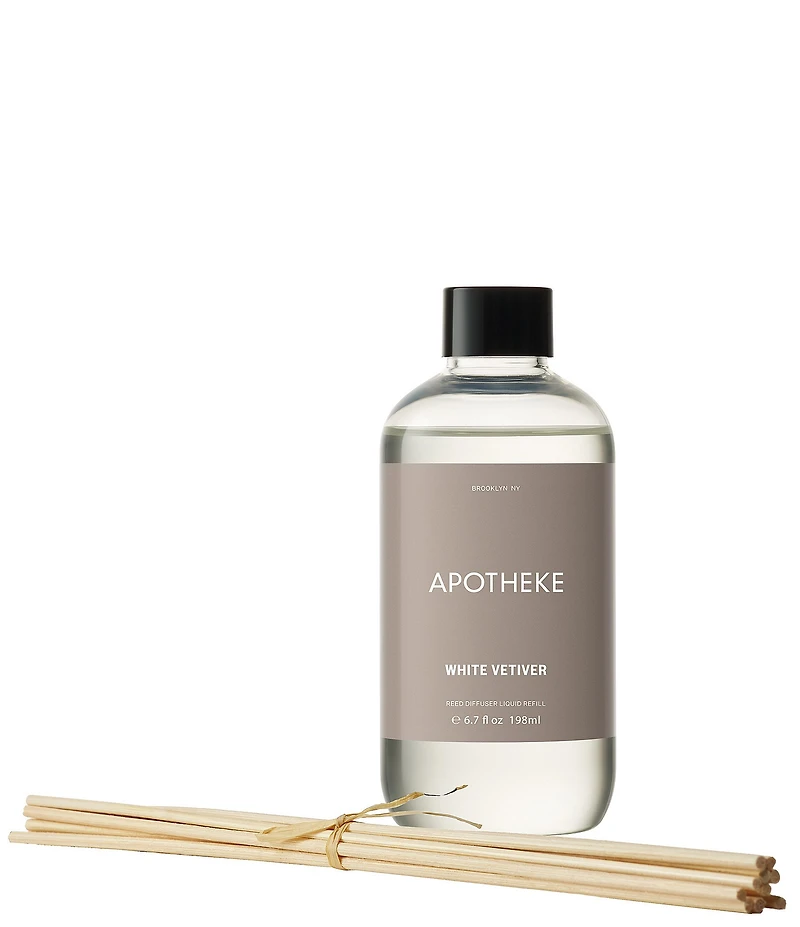 APOTHEKE White Vetiver Reed Refillable Diffuser