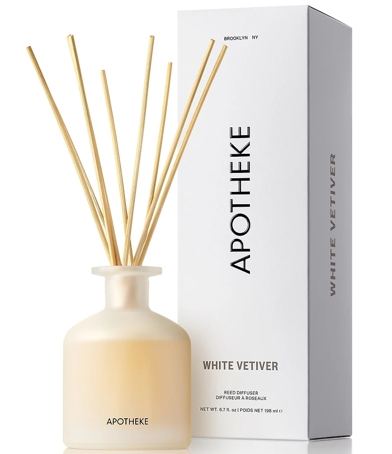 APOTHEKE White Vetiver Reed Refillable Diffuser