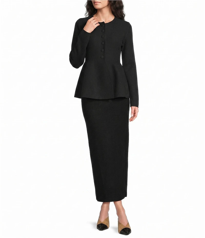 Apricot London Knit Pencil Skirt