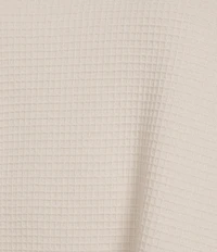 Apricot London Waffle Knit Mock Neck Long Sleeve Swing Top