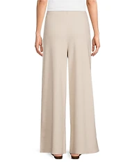 Apricot London Waffle Knit Wide Leg Pull-On Joggers