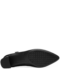 ara Adelaide Leather Block Heel Mary Jane Pumps